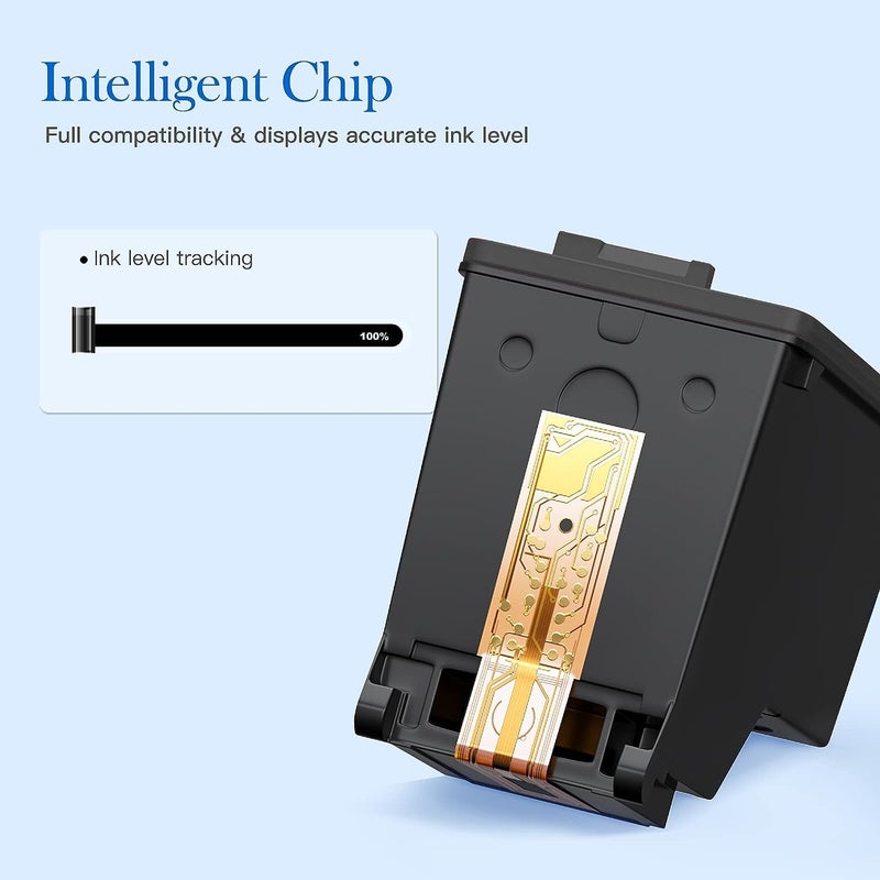 Valuetoner Ink Cartridges Replacement for HP Ink 61 XL 61XL Black Remanufactured for HP Envy 4500 4501 4502 5530 Deskjet 2540 3050 1000 1050 1056 1510 1512 1010 1055 OfficeJet 4630 Printer (2 Black) - Image 4